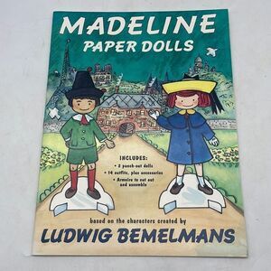 Vintage Madeline Paper Dolls Ludwig Bemelmans punch out dolls NOS